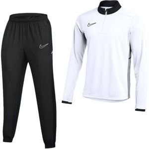 Nike Academy 25 Trainingspak 1/4-Zip Kids Wit Zwart Grijs