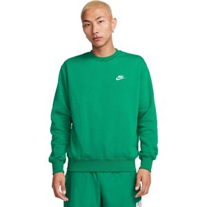Nike Sportswear Club Fleece Crew Sweater Groen Wit