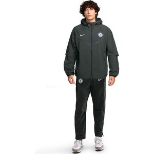 Nike Chelsea Tech Woven Trainingspak Full-Zip 2025-2026 Donkergroen
