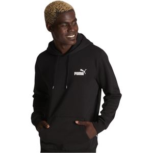 PUMA Essentials Small Logo Hoodie Zwart Wit