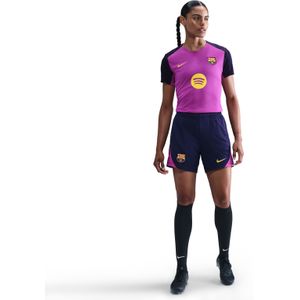 Nike FC Barcelona Strike Trainingsset 2025-2026 Dames Felpaars Donkerblauw Goud