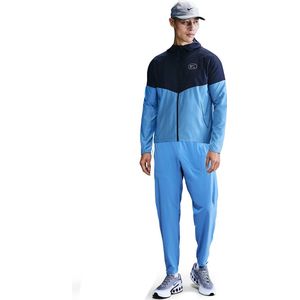 Nike Sportswear Air Woven Trainingspak Full-Zip Blauw Donkerblauw Wit