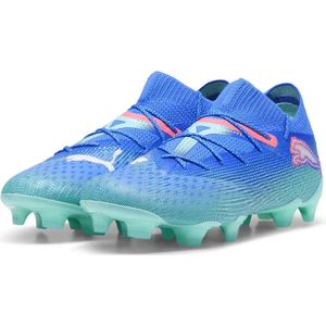 PUMA Future 7 Ultimate Gras / Kunstgras Voetbalschoenen (MG) Dames Blauw Turquoise Wit