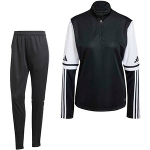 adidas Squadra 25 Trainingspak 1/4-Zip Dames Zwart Wit