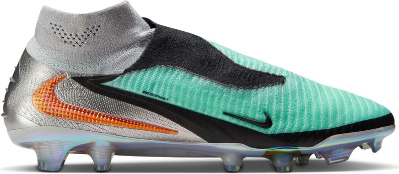 Nike - Phantom 6 High Elite - Voetbalschoenen - Grijs - Stevige Ondergrond