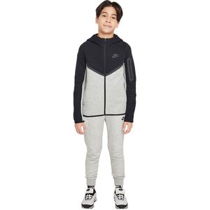 Nike Tech Fleece Sportswear Trainingspak Kids Zwart Lichtgrijs