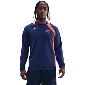 Nike FC Barcelona Total 90 Trainingstrui 2025-2026 Donkerblauw Oranje