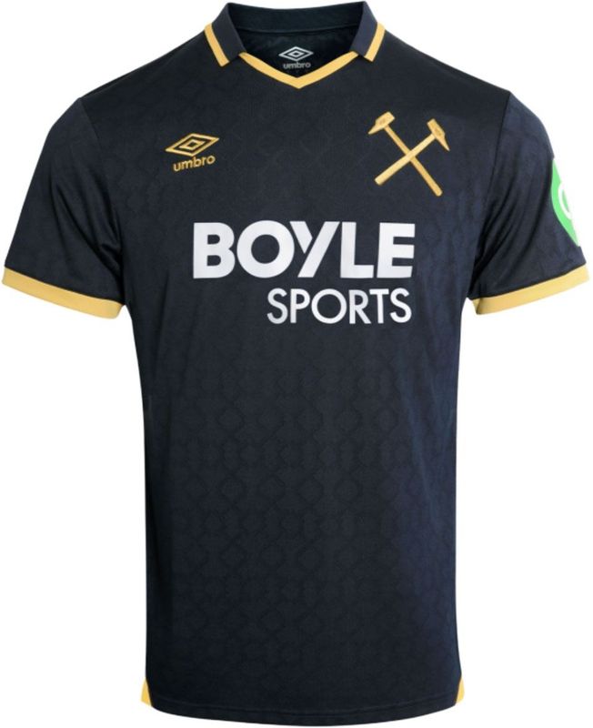 Umbro West Ham United FC 2025/26 Third Shirt - Blauw- Heren, Blauw