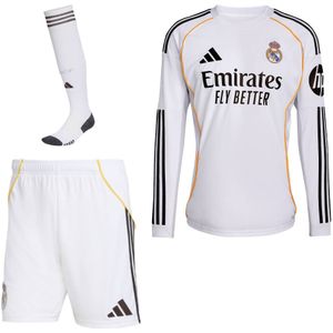 adidas Real Madrid Thuistenue Lange Mouwen 2025-2026