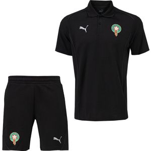 PUMA Marokko Casuals Polo Zomerset 2024-2026 Zwart Zilver