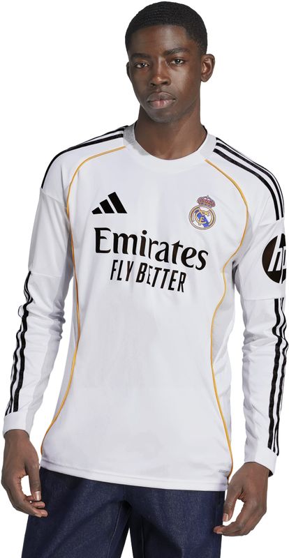 adidas - Real Madrid - Thuisshirt - Wit - 100% Gerecycled Polyester, AEROREADY Technologie