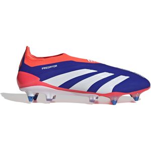 adidas Predator Elite Veterloze IJzeren-Nop Voetbalschoenen (SG) Blauw Wit Rood