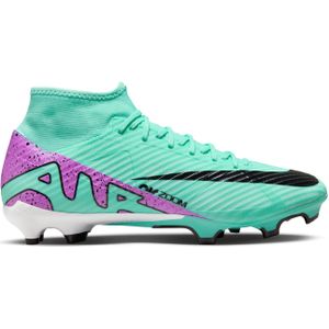 Nike Zoom Mercurial Superfly 9 Academy Gras / Kunstgras Voetbalschoenen (MG) Turquoise Paars Zwart Wit