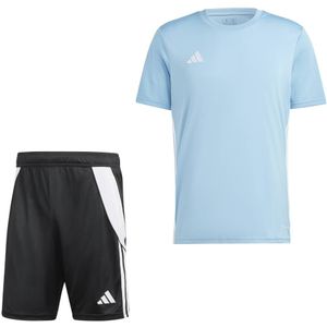 adidas Tabela Trainingsset Lichtblauw Wit Zwart