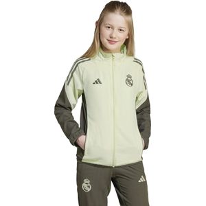 adidas - Real Madrid Presentatie Trainingsjack - Lichtgroen Grijs - Kids