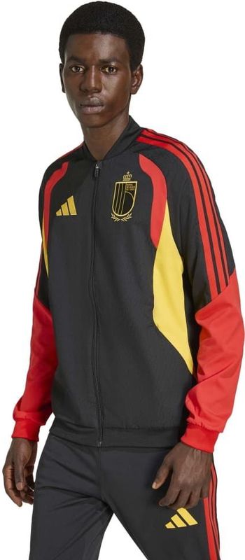 adidas België Presentatie Trainingsjack 2026-2028 Zwart Geel Rood
