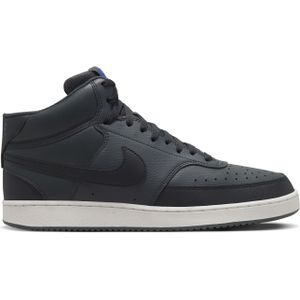 Nike - Court Vision Mid Next Nature - Sneakers - Zwart Blauw - Gerecycled Materiaal