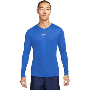 Nike Dri-Fit Park Ondershirt Lange Mouwen Blauw Wit