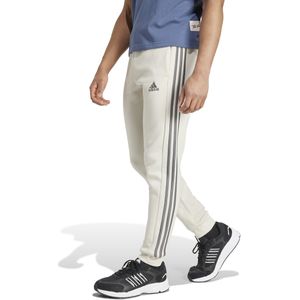 adidas - Essentials Fleece Joggingbroek - Wit - Katoen/Gerecycled Polyester