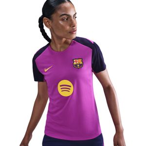 Nike - FC Barcelona Strike - Trainingsshirt - Felpaars Donkerblauw Goud - Dames