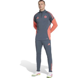 adidas Bayern München Trainingspak 1/4-Zip 2025-2026 Donkergrijs Oranje