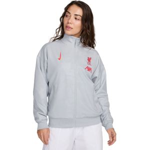 Nike Liverpool Anthem Trainingsjack 2024-2025 Dames Grijs Rood