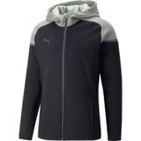 PUMA TeamCup Casual Vest Zwart Grijs Donkergrijs