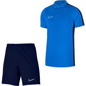 Nike Dri-FIT Academy 23 Polo Trainingsset Blauw Donkerblauw Wit