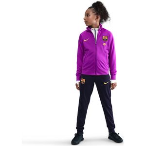 Nike - FC Barcelona Strike - Trainingspak - Felpaars Donkerblauw Goud - Kids