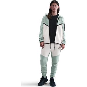 Nike Sportswear Tech Fleece Trainingspak Full-Zip Grijsgroen Beige Paars