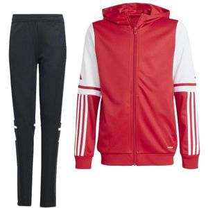 adidas Squadra 25 Hooded Trainingspak Full-Zip Kids Rood Zwart Wit