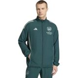 adidas Arsenal Presentatie Trainingsjack 2025-2026 Donkergroen Grijs