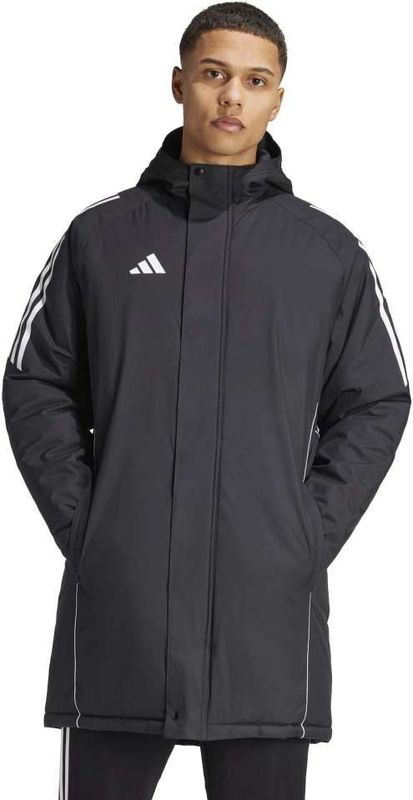 adidas Parka Tiro 24 Stadium - Donkerblauw - 100% Gerecycled Polyester