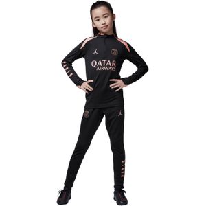 Nike Paris Saint-Germain x Jordan Strike Trainingspak 1/4-Zip 2024-2025 Kids Zwart Roze Brons