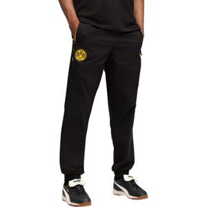 PUMA Borussia Dortmund Pumatech Trainingsbroek Woven 2025-2026 Zwart Geel