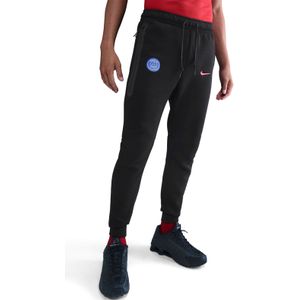 Nike - Paris Saint-Germain Tech Fleece - Joggingbroek - Zwart Rood