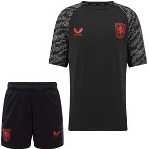 Castore FC Twente Trainingsset 2025-2026 Kids Zwart