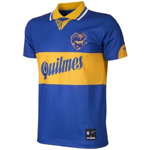 COPA Maradona x Boca Juniors 1995 Retro Voetbalshirt Blauw Geel