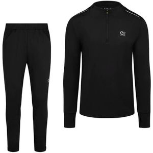 Cruyff Ametrine Trainingspak 1/4-Zip Zwart