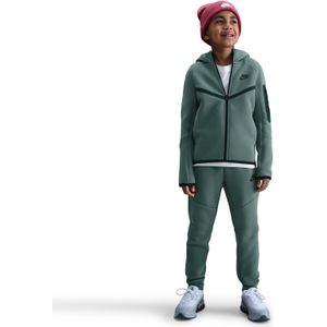 Nike Tech Fleece Sportswear Trainingspak Kids Donkergroen Zwart