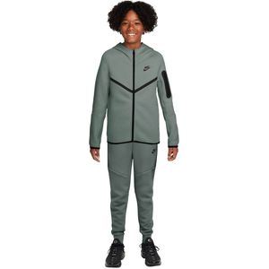 Nike Tech Fleece Sportswear Trainingspak Kids Donkergroen Zwart