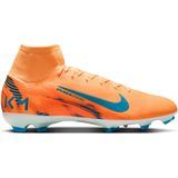 Nike - Zoom Mercurial Superfly 10 Mbappé Pro - Gras Voetbalschoenen - Lichtoranje Turquoise