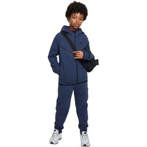 Nike Tech Fleece Sportswear Trainingspak Kids Donkerblauw Zwart