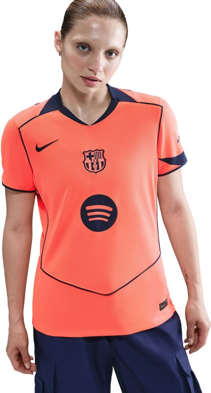 Nike - Total 90 - Replicavoetbalshirt - Oranje - Dames - Dri-FIT