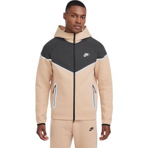 Nike Tech Fleece Sportswear Vest Beige Donkergrijs Zilver Zwart