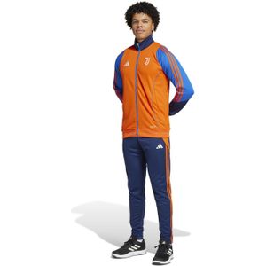 adidas Juventus Trainingspak Full-Zip 2024-2025 Oranje Donkerblauw Blauw Wit