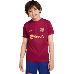 Nike FC Barcelona Academy Pro Trainingsshirt 2024-2025 Kids Rood Geel