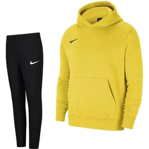 Nike Park 20 Fleece Hoodie Trainingspak Kids Geel Zwart