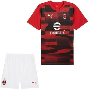 PUMA AC Milan Pre-Match Trainingsset 2024-2025 Rood Wit Zwart