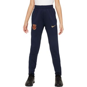 Nike FC Barcelona Strike Trainingsbroek 2023-2024 Kids Donkerblauw Goud Bordeauxrood